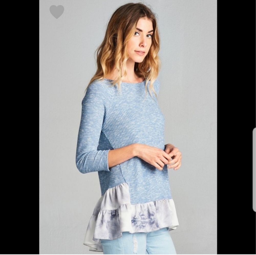 Ribbed knit top - Picture 4 of 7